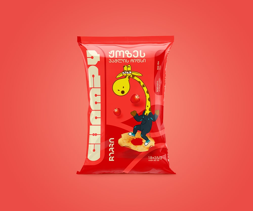 ჟოზეს ვაშლის ჩიფსი 'აიდარედი' (18 გრ)