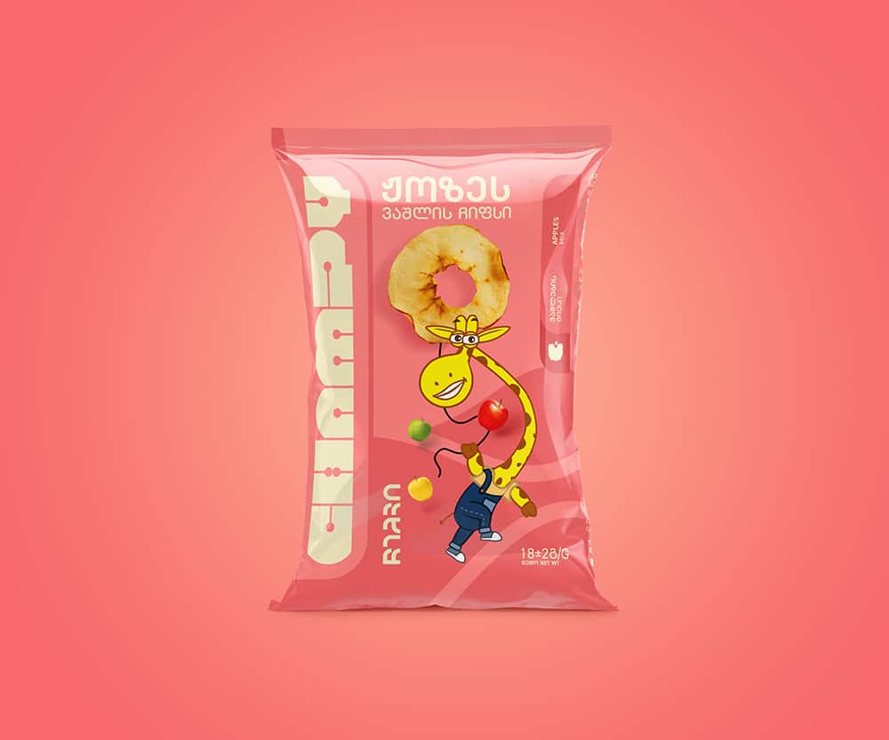 ჟოზეს ვაშლის ჩიფსი 'მიქსი' (18 გრ)